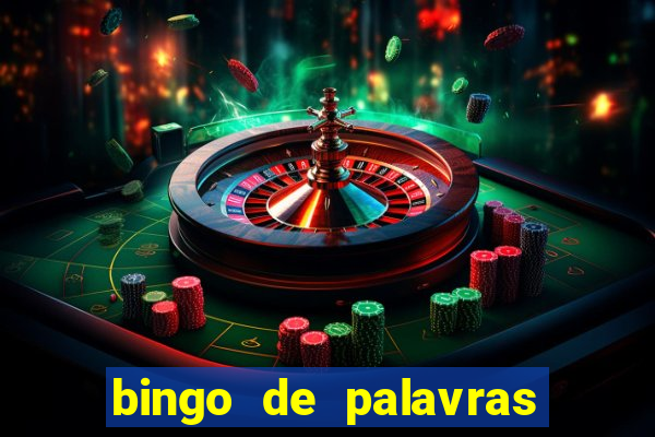 bingo de palavras cha de bebe