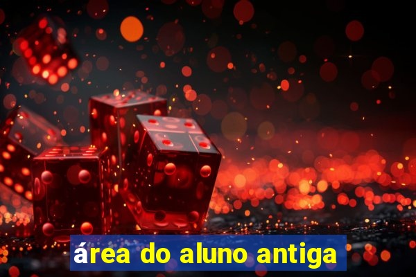 área do aluno antiga