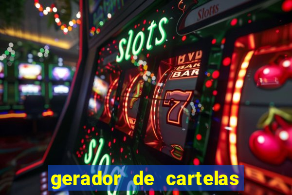 gerador de cartelas de bingo 1 a 99