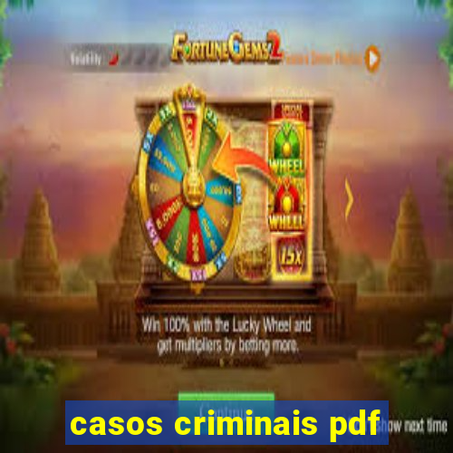 casos criminais pdf