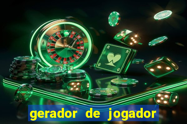 gerador de jogador de futebol