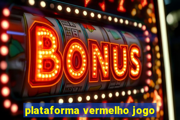 plataforma vermelho jogo