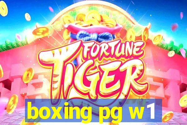 boxing pg w1