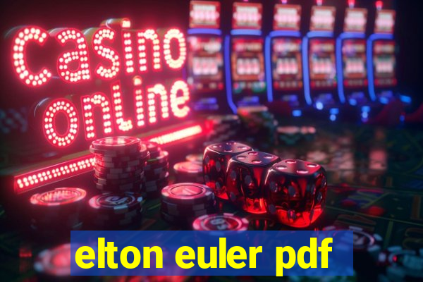 elton euler pdf